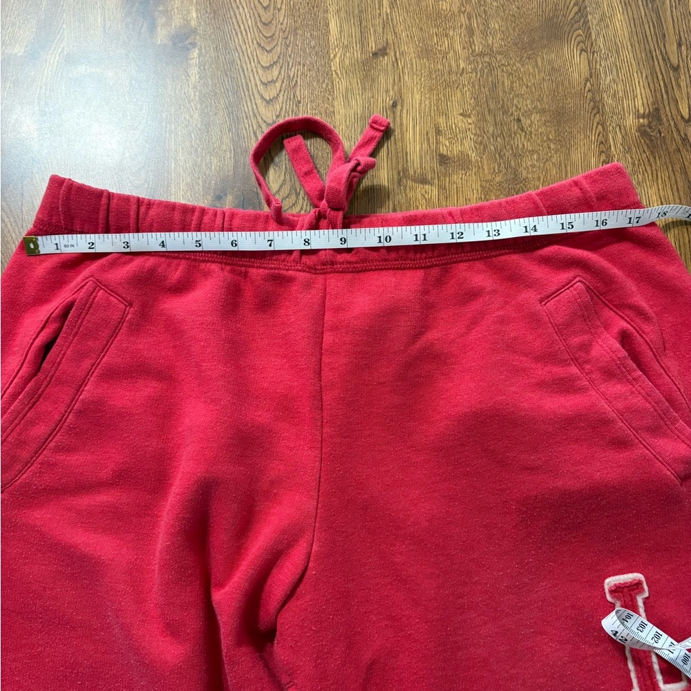Vintage Victoria’s Secret “PINK” Wide-Leg RED Boyfriend Style Sweatpants Small - Picture 9 of 10